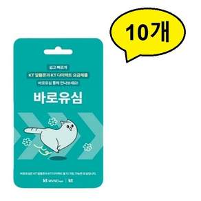 KT 바로유심 알뜰폰 유심칩 USIM (묶음)