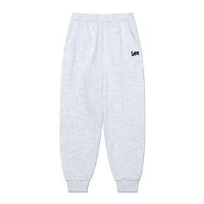 Lee 키즈 베이직 트위치 로고 조거팬츠 화이트멜란지 LK2501JP01WM 596182