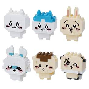 카와다 (KAWADA) 나노블럭 미니 나노 치이카와 (BOX) NBMC_59S 1BOX = 6개입 전 6종