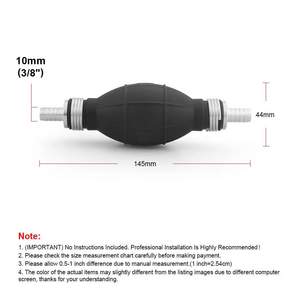 6mm/8mm/10mm/12mm 핸드 연료 펌프 라인 고무 알루미늄 프라이머 전구 디젤 오일 전송 가솔린 자동차 보트