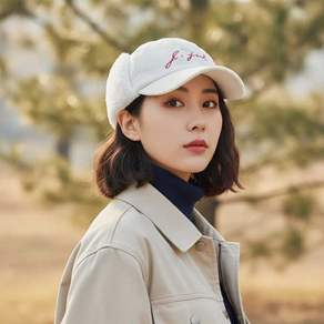 J.JANE 코듀로이 귀도리 볼캡 Corduroy ear flap ballcap (Ivory)