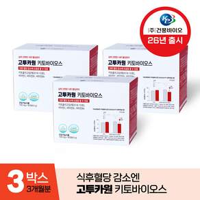 [본사] 식후혈당감소엔 고투카원 키토바이오스 키토올리고당 3개월