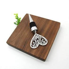 커플 하트 독특한 스토퍼 1개 세이버 11x4.2cm 와인용품 와인마개 진공마개 뚜껑 bor-5A736