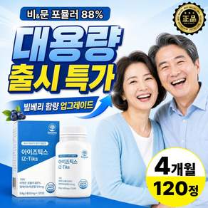 아이즈틱스 눈영양제 아이즈틱스 비앤문 포뮬러 고함량 빌베리