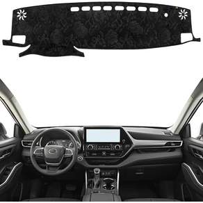 KEYOOG 대시보드 커버 Dash Mat Fit for Toyota Tacoma 2015-2005 HUD 모델 제외 Car Board Anti-Glare Carpet