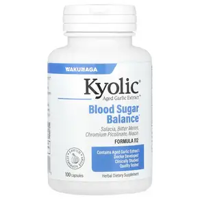 할인중입니다 Kyolic (쿄릭) Aged Garlic Extract™ 혈당 균형 포뮬라 112 캡슐 100정 추워질수록 건강챙기세여