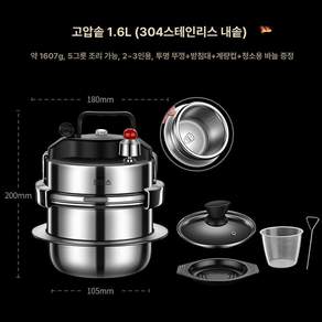 캠핑 시즌 미니 압력밥솥 솥밥 압력솥 냄비