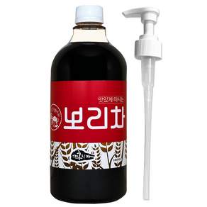 홍치마 대용량 국산 보리차 원액 액상 100%볶은보리 농축액 건강차 1000ml 다홍치마 (물병 X)