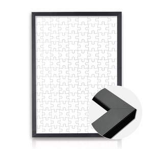 국내제작 500피스 퍼즐 전용 슬림 우드 액자 (38x52cm)