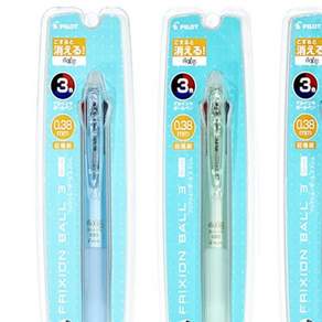 필기도구 기타필기도구 지워지는 3색볼펜 필기용 0.38mm