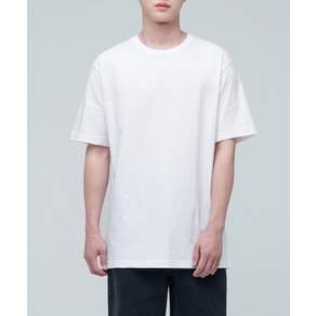 무신사 스탠다드 MUSINSA ANDAR D 레이어드 크루 넥 반팔 티셔츠_일반 기장 화이트 MMATS701-WH 584222