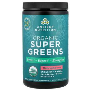 Ancient Nutrition Super Greens Watermelon 8.82 oz (250 g)