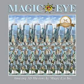 Magic Eye 25th Anniversary Book Hardcover, Andrews McMeel Publishing