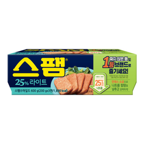 CJ CJ 스팸25%라이트 200gx3번들(노캡)