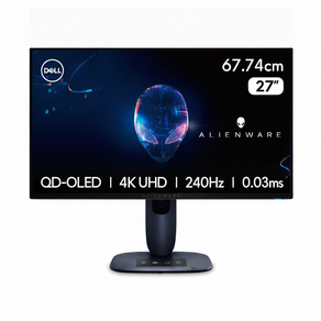 델 4K UHD 에일리언웨어 QD OLED 게이밍 모니터
