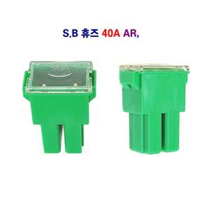 자동차 휴즈 차량용 농기계 메인휴즈 S.B 40A AR (국내제품) 2개입1셋트