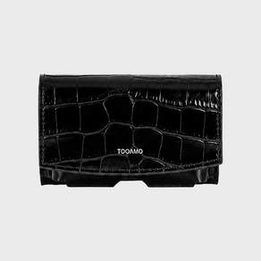 투아모 Tua Triple wallet 뚜아 트리플 지갑 / Wani Black 와니블랙 [소가죽]