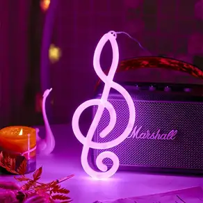 호환 ﻿록앤롤 LED 네온사인 USB 바 클럽 라이브하우스 뮤직 스튜디오 남자방 침실 벽 장식 생일 크리스마스