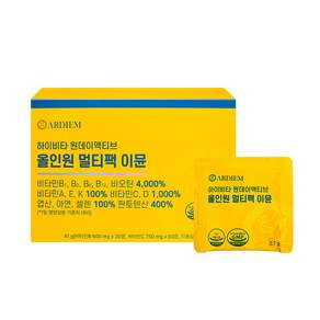 아르디엠 하이비타 원데이액티브 올인원 멀티팩 이뮨 멀티비타민 2.7g x 30포