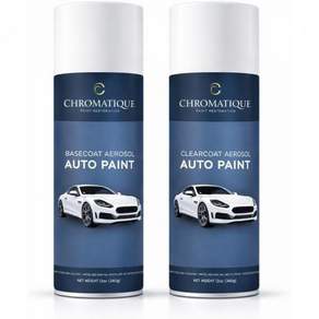 Chromatique Basecoat & Clearcoat for 2011 Genesis White Satin AT | Factory-matched basecoat with h
