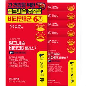 케어란스 7중 복합 기능성 밀크씨슬 비타민B 플러스 7