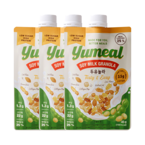 유밀 두유 그래놀라 두유놀라 단백질 쉐이크 파우치