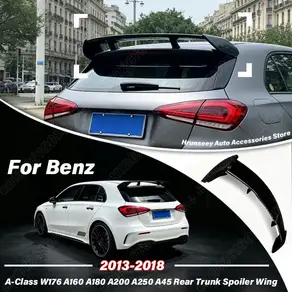벤츠 A 클래스 W176 리어 스포일러 13-18 A160 A180 A200 A250 A45 호환