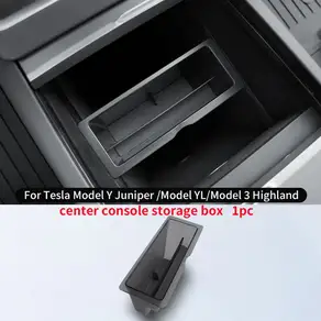 테슬라 모델 Y 주니퍼/모델 중앙 수납함 3 하이랜드 휴대폰 인테리어 액세서리 1개