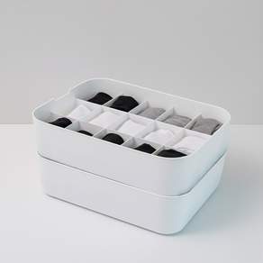 1+1 백화상점 양말 속옷 수납 정리함 서랍장 칸막이 칸칸이 정리 보관함