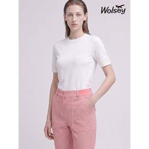 울시 여성 액티브 스트레치 밴딩팬츠 핑크 WOW52PTHPK