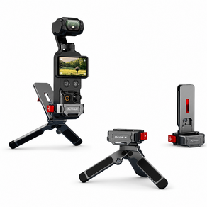SMTONE FLYMILE DJI 오즈모 포켓3/4P 전용 다기능 마그네틱 금속 삼각대 마그네틱 베이스 확장 프레임 브라켓 액세서리