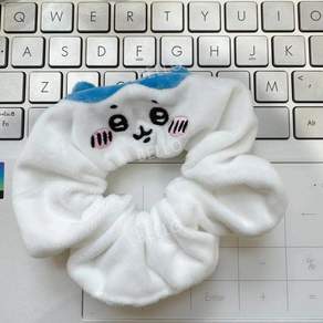 치이카와 곱창밴드 헤어타이 헤어밴드 플러시 부드러운 머리끈 여성 헤어 액세서리