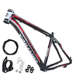 26in 29 산악 자전거 프레임 알루미늄 합금 테일 후크가 있는 디스크 브레이크 mtb