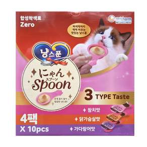유니참긴노스푼 냥스푼 무첨가 간식 10p
