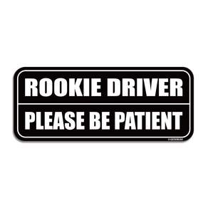 긱베어 초보운전 자석 스티커 영문 ROOKIE DRIVER