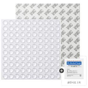 3M 제이테크 미끄럼방지 충격완화 소음방지 범퍼 스티커 100p 클린시트 세트