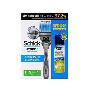 쉬크 하이드로5 스킨프로텍트 기획 핸들+2입날