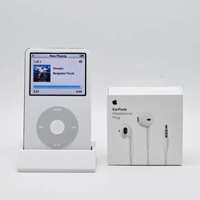[중고/리퍼] iPodShop 아이팟 클래식 5세대(A1136) SSD 32GB 화이트 A/S 90일