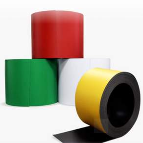 유리상 칼라고무자석 롤형 폭100mm 10m 고무자석판