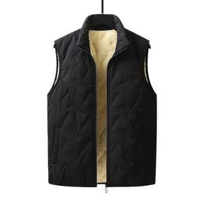 춘게엘 (M~5XL) 빅사이즈 남녀공용 가을 겨울 기모 조끼 커플 패딩 자켓 R222