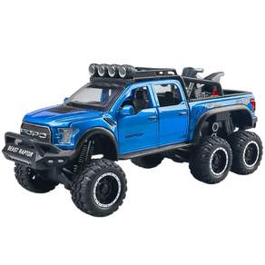 마이카 다이캐스트 합금 1:24 포드 랩터 F150 모델 자동차 모형 피규어 장식