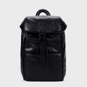 베이스먼트 아카이브 미니멀 소프트 신세틱 레더 백팩 Minimal Soft Synthetic Leather Backpack
