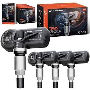 A-Premium 사전 프로그래밍된 TPMS 센서 타이어 압력 모니터링 센서 4개 - 메르세데스 벤츠 BMW 및 롤스 로이스와 호환 - E200 E350e E43 AMG