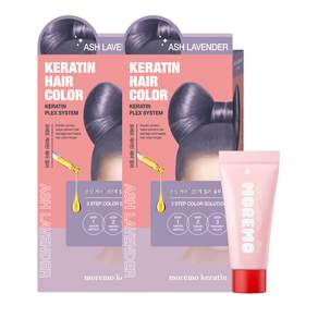 모레모 케라틴 손상 적은 헤어 컬러 염색제 2개+헤어팩 20ml