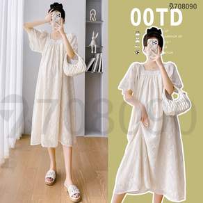 708090여름 빈티지 임산부 롱원피스 빈티지 루즈핏 오버핏 원피스