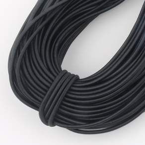 Joeunmall 둥근고무줄 3mm X 20M 스트링고무줄 면 천고무줄 고무밴드