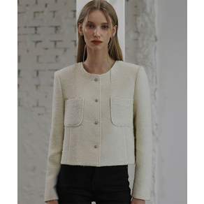 드헤베 Out Pocket Single d Jacket Ivory
