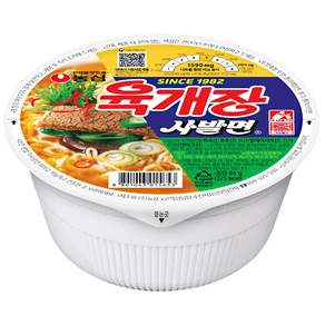 농심 육개장 사발면 86g