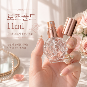 커버원 휴대용 11ml 스프레이 향수 공병 여행용