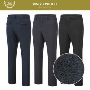 김영주스포츠 남성 기모 본딩 골프 팬츠 겨울용 MP31